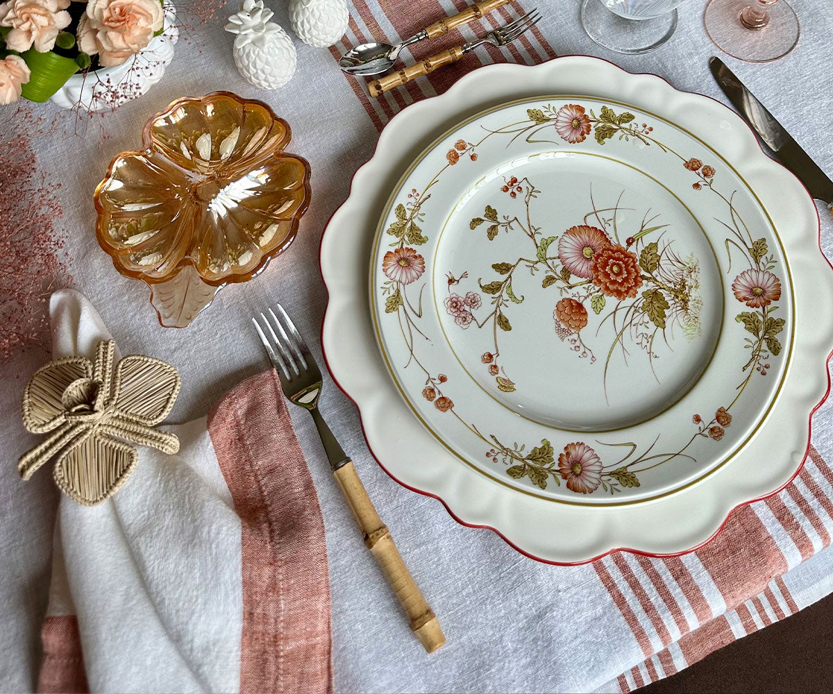 Border Linen Napkins