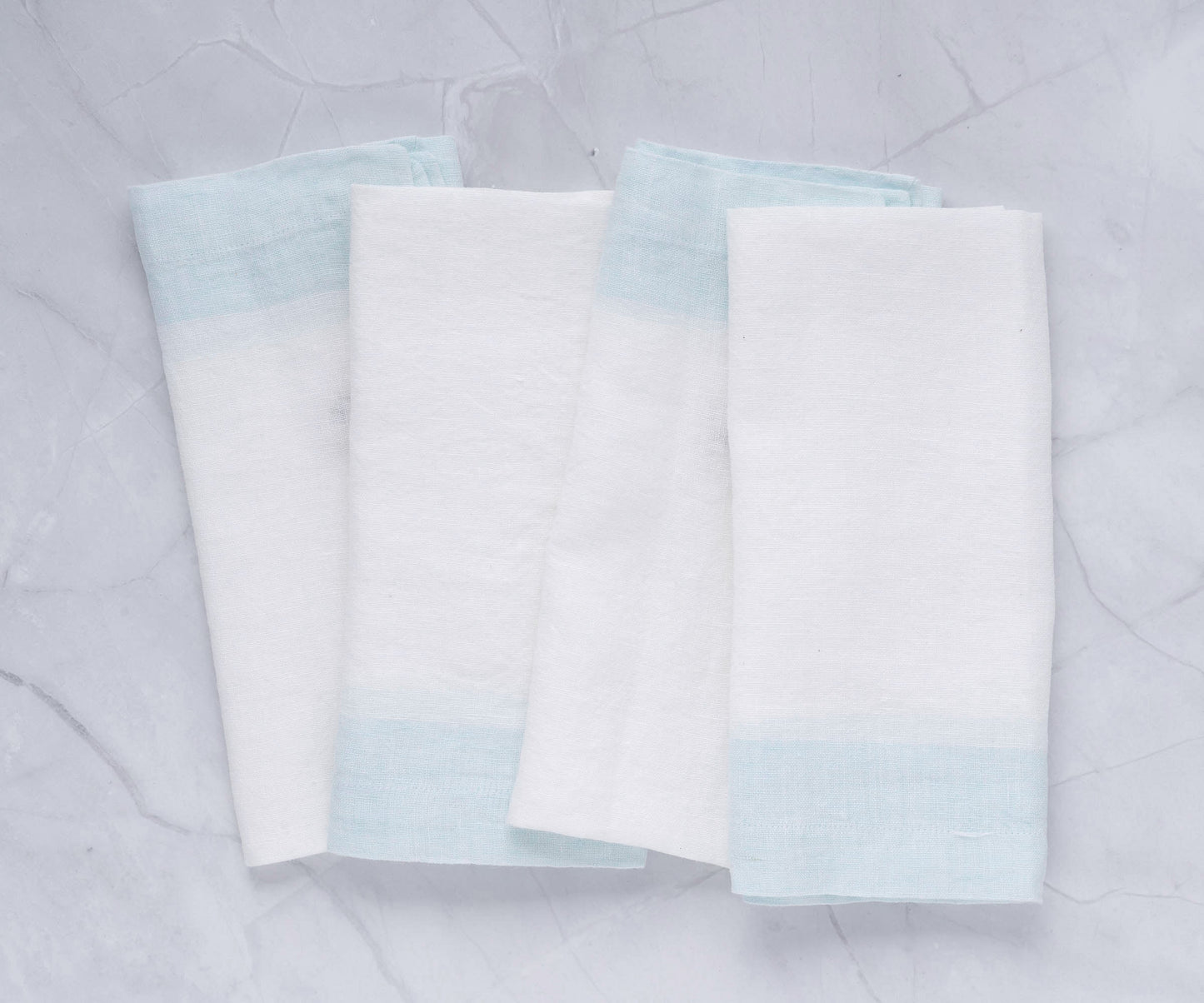 Light Blue Linen Napkins