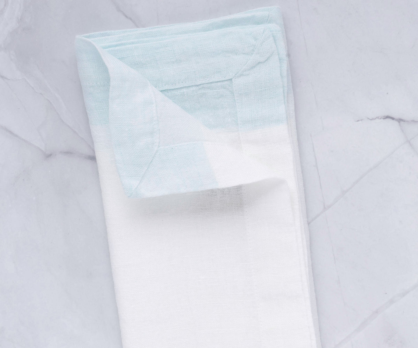 Light Blue Linen Napkins