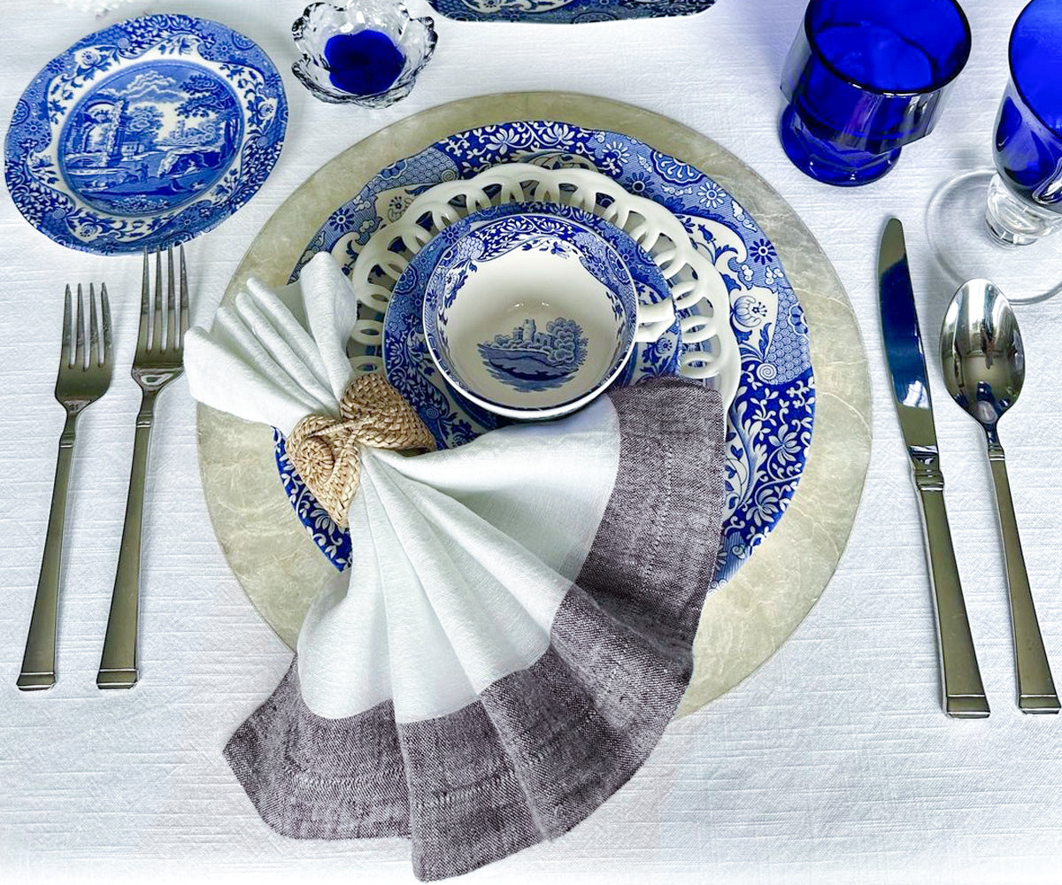 Grey Linen Napkins