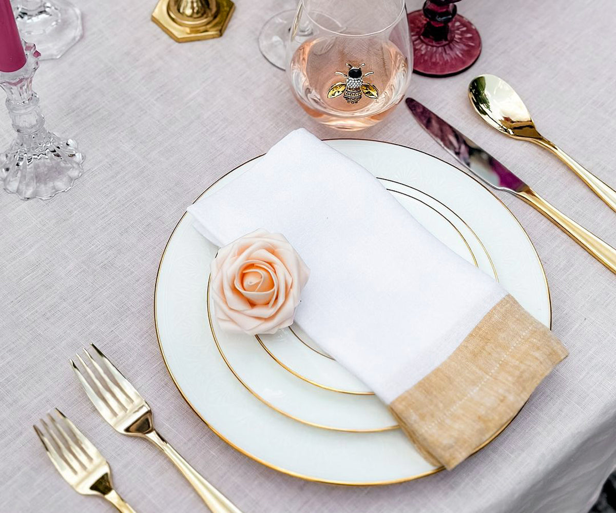 Border Linen Napkins