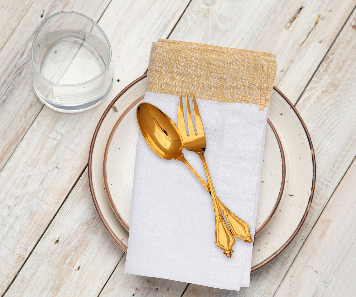 Border Linen Napkins