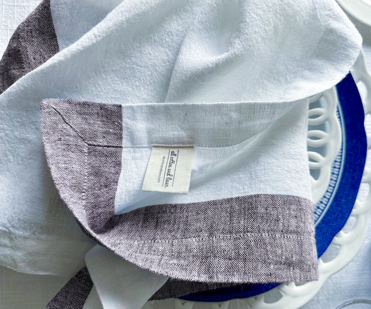 Grey Linen Napkins