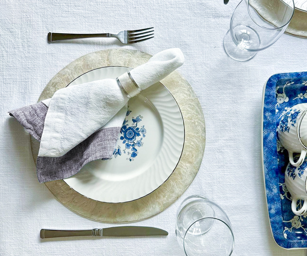 Grey Linen Napkins