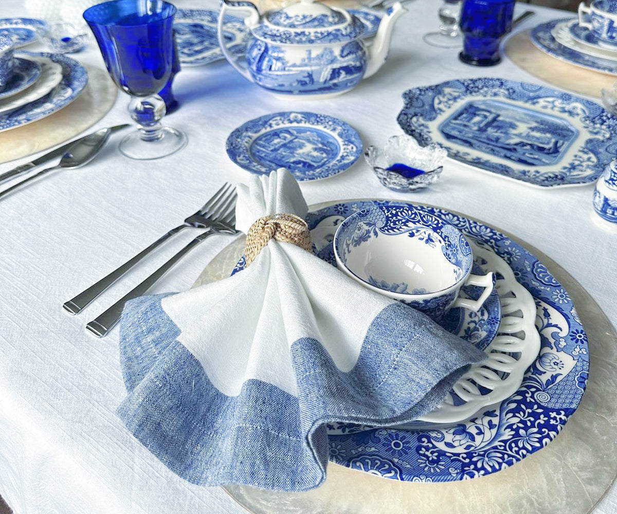 Border Linen Napkins