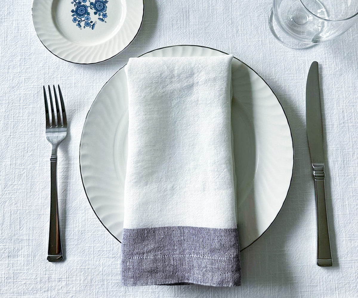 Grey Linen Napkins