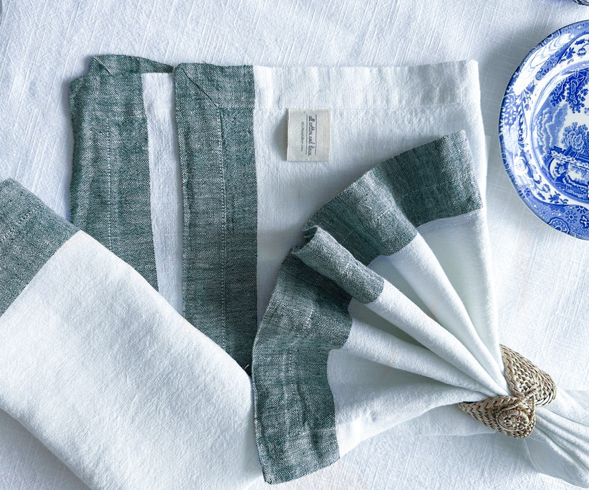Border Linen Napkins