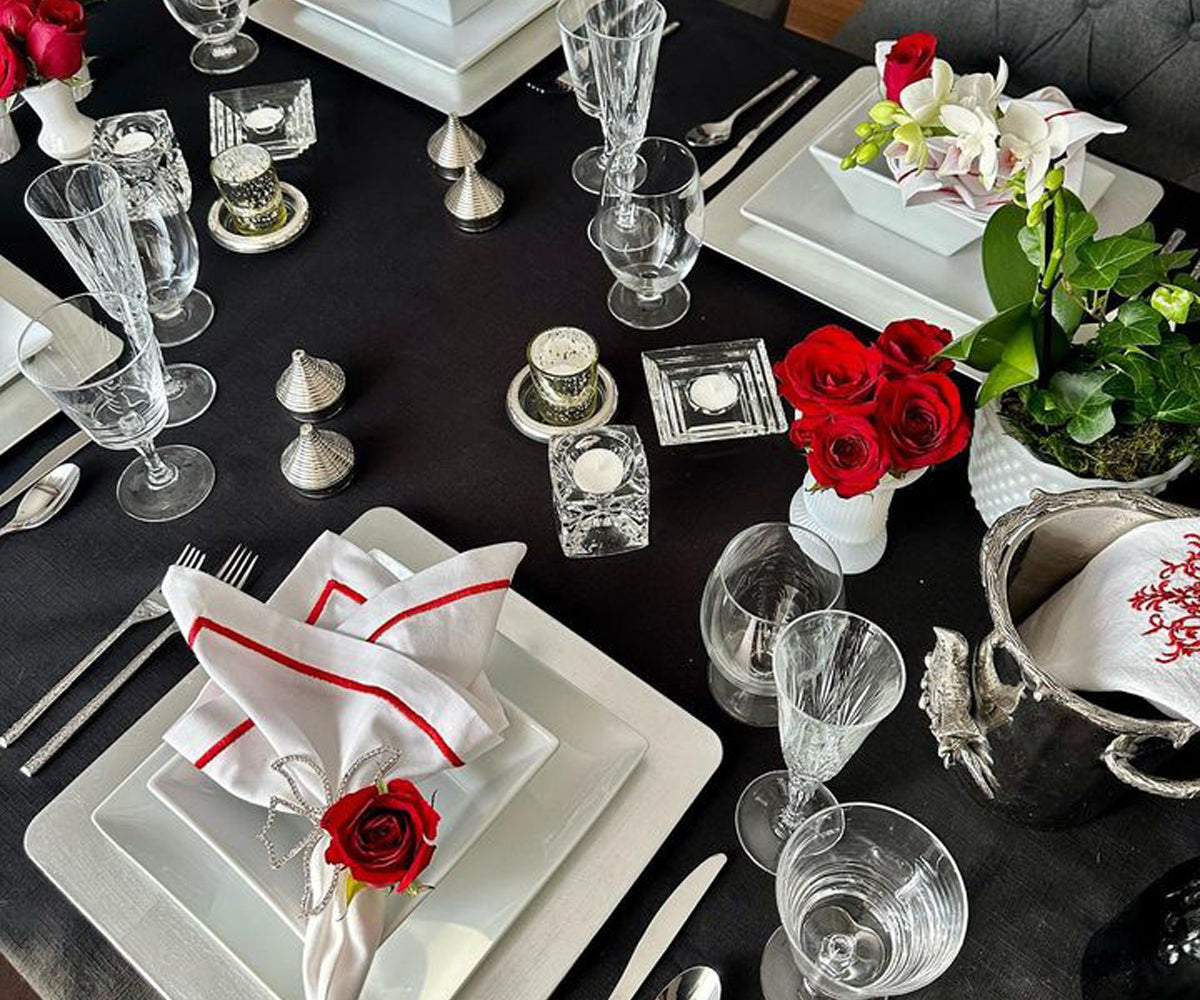Dinner Napkins - White Cotton Napkins