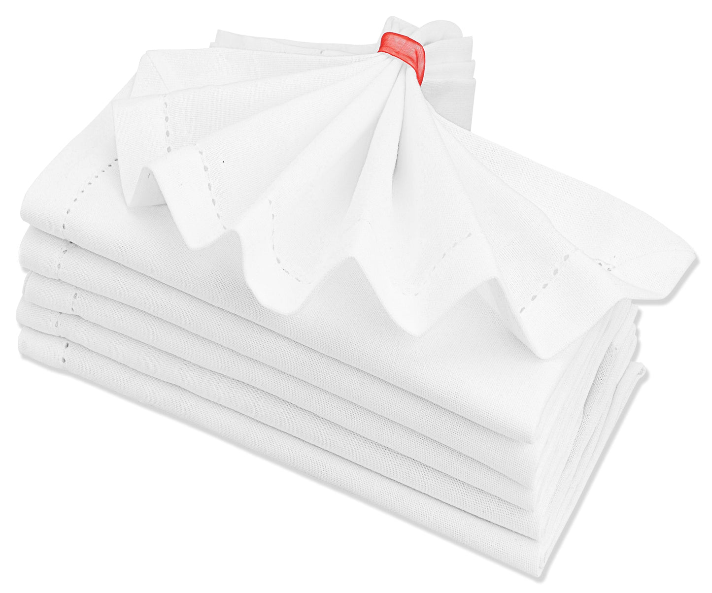 Hemstitch Napkins - Table Napkins - Cotton Cloth Napkins
