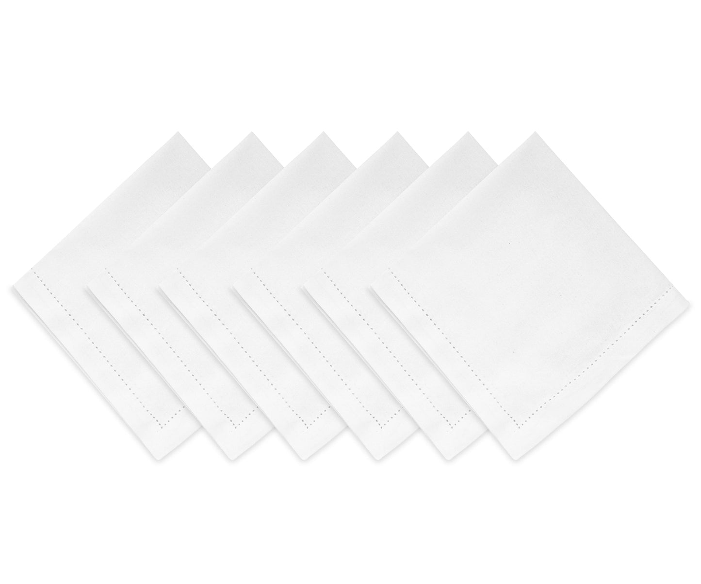 White Fabric Napkins - 22 inch