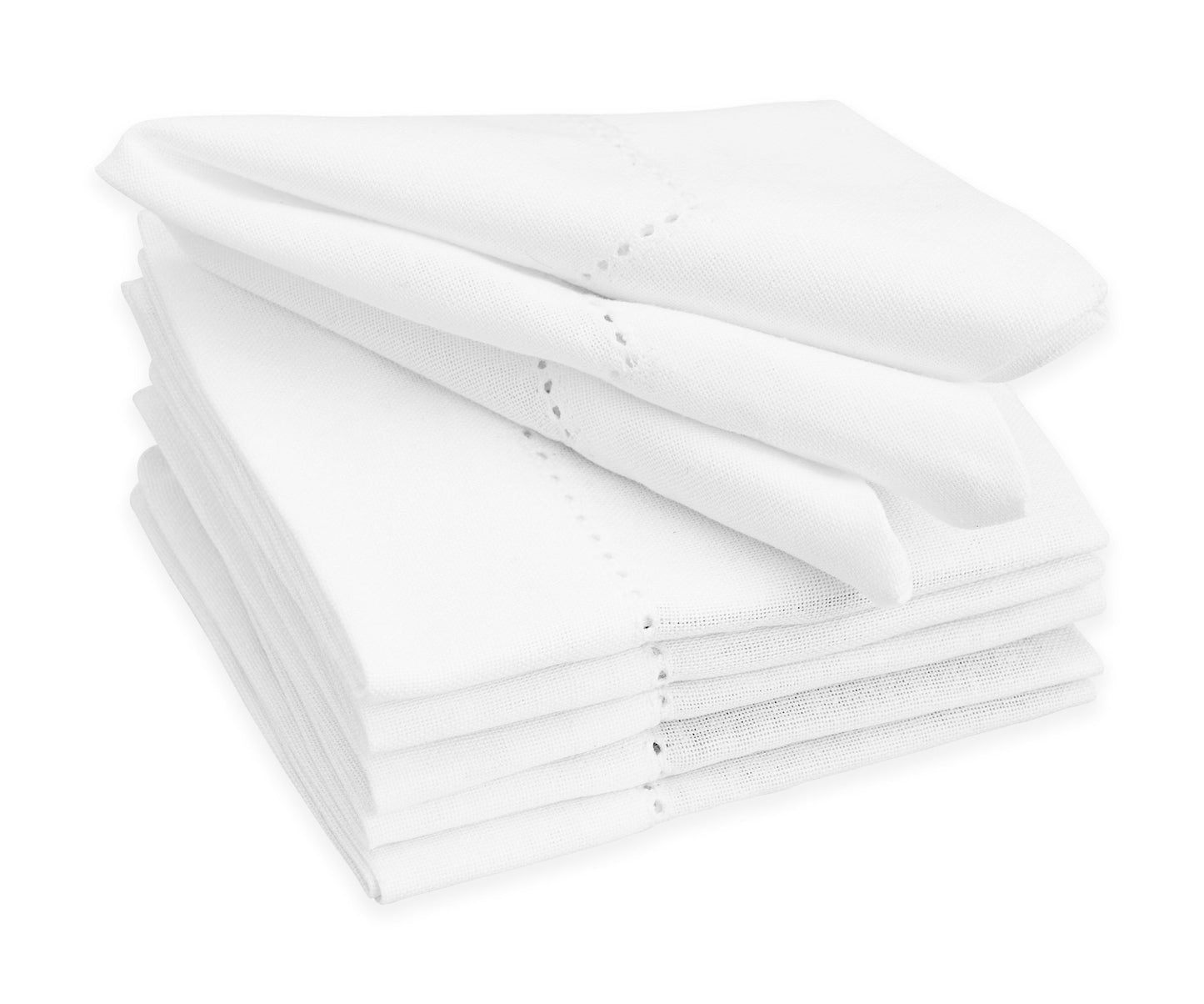 White Cocktail Napkins - 10 Inch Napkins