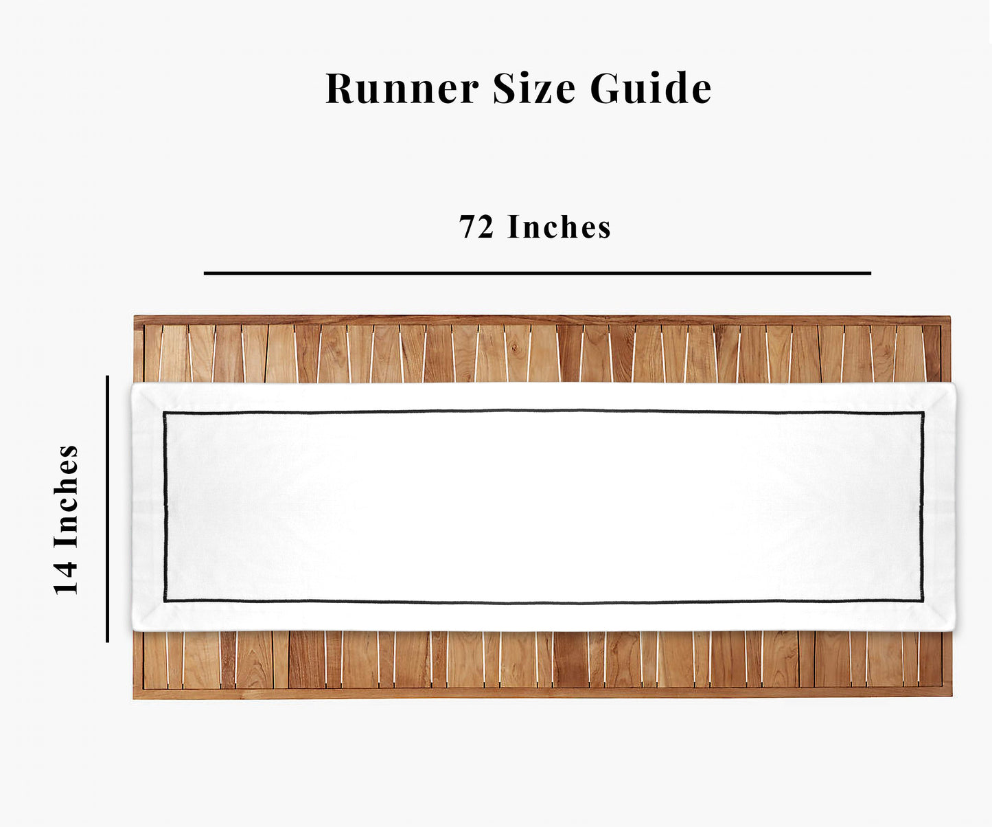 Cotton Table Runners - Embroidery Table Runner
