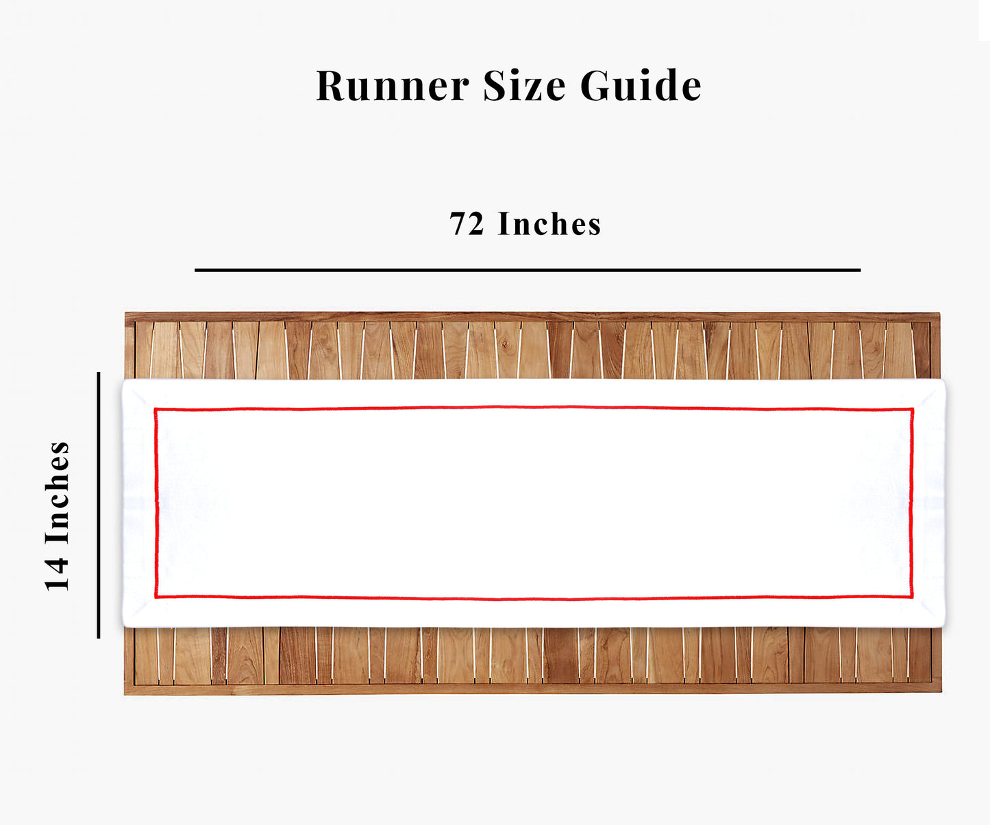 Cotton Table Runners - Embroidery Table Runner