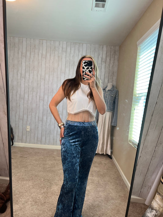 Velvet Bell Bottoms