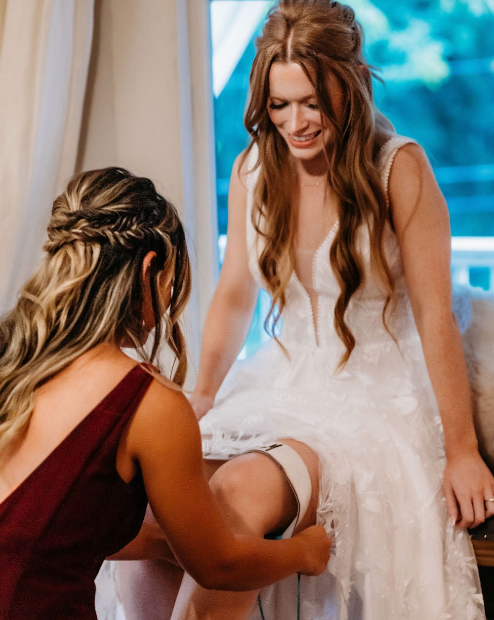 Cowhide Garter