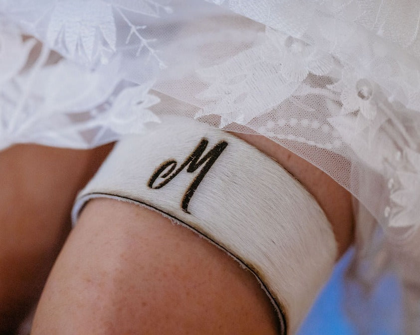 Cowhide Garter