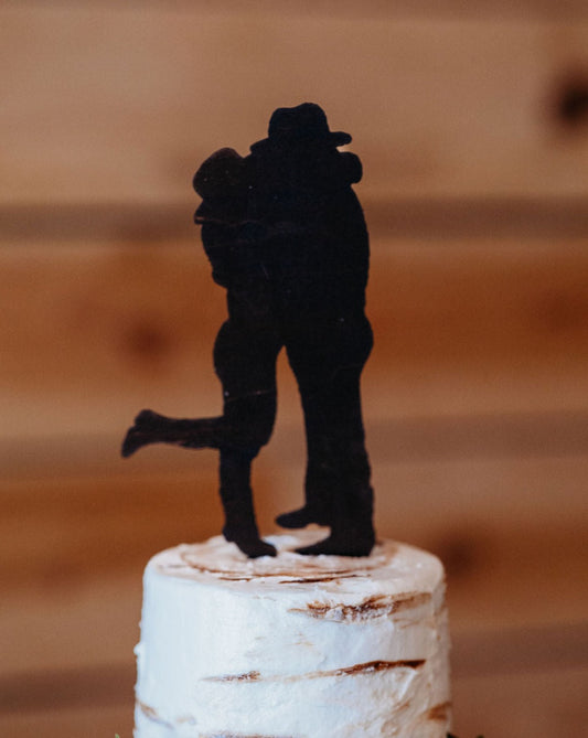 Cowboy Couple Cake Topper