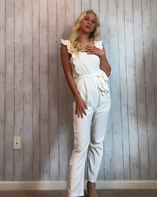 Ruffle Jumpsuit