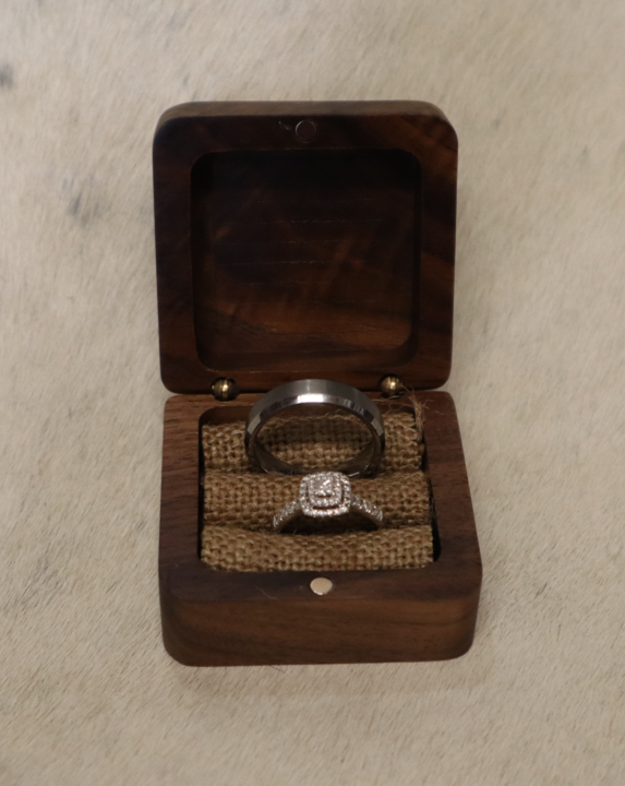 Customizable Square Ring Box