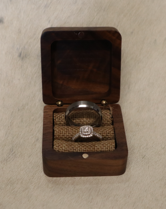 Customizable Square Ring Box